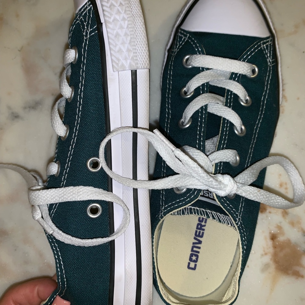 DARK GREEN CONVERSE